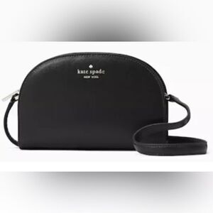 NWT Kate Spade New York Black Perry Leather Dome Crossbody